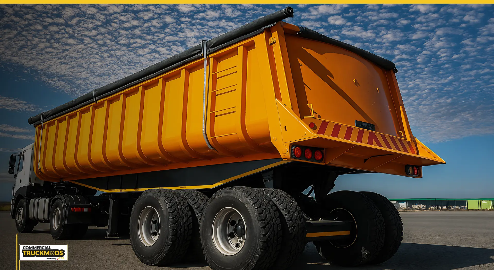 Yellow slopper hydraulic trailer — truck hydraulic systems